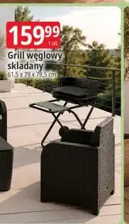 E.Leclerc Grill węglowy składany 61,5 x 79 x 79,5 cm oferta