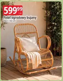 E.Leclerc Fotel ogrodowy bujany 102 x 143 cm oferta