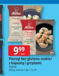 E.Leclerc Pierogi bez glutenu ruskie/ z kapustą i grzybami Mateo oferta