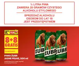 Biedronka PIWO ŻUBR JASNE PEŁNE oferta