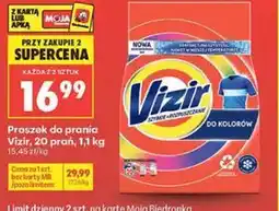 Biedronka Proszek do prania Vizir, 20 prań oferta