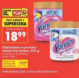 Biedronka Odplamiacz w proszku Vanish Oxi Action, 470 g oferta