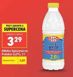 Biedronka Mleko Spożywcze Polskie 2,0% oferta