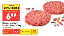 Biedronka Burger wołowy Kraina Mięs oferta