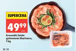 Biedronka Krewetki białe gotowane Marinero oferta