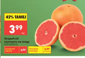 Biedronka Grapefruit czerwony na wagę oferta