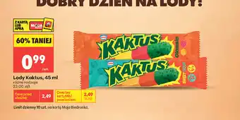 Biedronka Lody Kaktus oferta