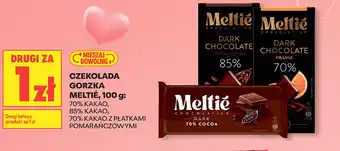Biedronka Czekolada gorzka Meltié oferta