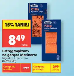 Biedronka Pstrąg wędzony na gorąco Marinero oferta