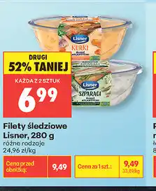 Biedronka Filety śledziowe Lisner oferta