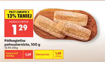 Biedronka Półbagietka pełnoziarnista oferta