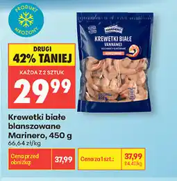 Biedronka Krewetki białe blanszowane Marinero oferta