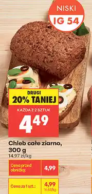 Biedronka Chleb całe ziarno oferta