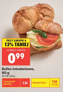 Biedronka Bułka śniadaniowa oferta