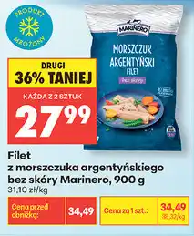 Biedronka Filet z morszczuka argentyńskiego bez skóry Marinero oferta