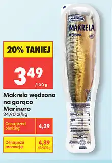 Biedronka Makrela wędzona na gorąco Marinero oferta