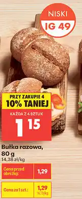 Biedronka Bułka razowa oferta