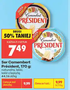 Biedronka Ser Camembert Président oferta