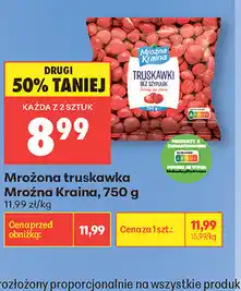 Biedronka Mrożona truskawka Mroźna Kraina oferta