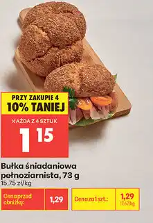 Biedronka Bułka śniadaniowa pełnoziarnista oferta
