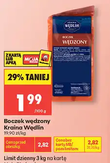 Biedronka Boczek wędzony Kraina Wędlin oferta