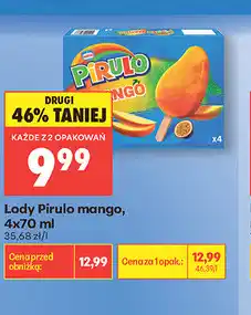 Biedronka Lody Pirulo mango oferta