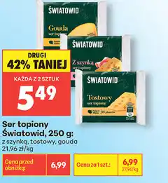 Biedronka Ser topiony Światowid oferta