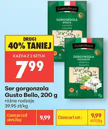 Biedronka Ser gorgonzola Gusto Bello oferta
