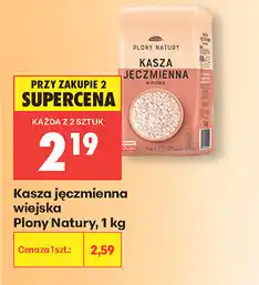Biedronka Kasza jęczmienna wiejska Plony Natury oferta