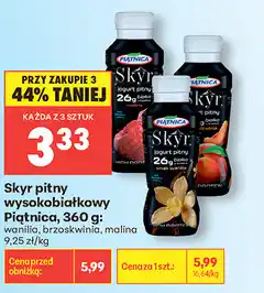 Biedronka Skyr pitny wysokobiałkowy Piątnica oferta