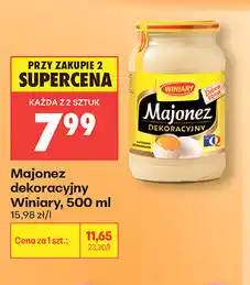 Biedronka Majonez dekoracyjny Winiary oferta