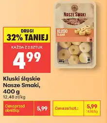 Biedronka Kluski śląskie Nasze Smaki oferta