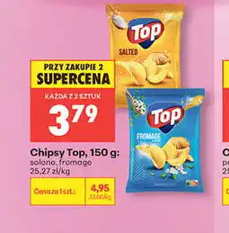 Biedronka Chipsy Top, 150 g: solone, fromage oferta