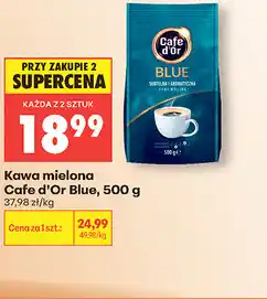 Biedronka Kawa mielona Cafe d'Or Blue oferta