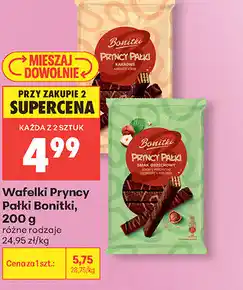 Biedronka Wafelki Pryncypałki Bonitki oferta