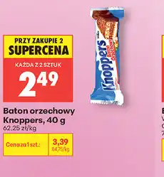 Biedronka Baton orzechowy Knoppers oferta