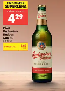 Biedronka Piwo Budweiser Budvar oferta