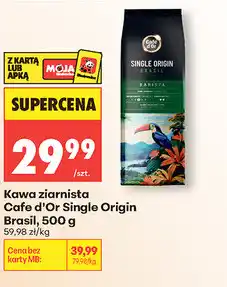 Biedronka Kawa ziarnista Cafe d'Or Single Origin Brasil oferta
