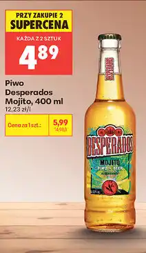 Biedronka Piwo Desperados Mojito oferta