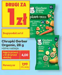 Biedronka Chrupki Gerber Organic oferta
