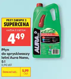 Biedronka Płyn do spryskiwaczy letni Aura Nano oferta