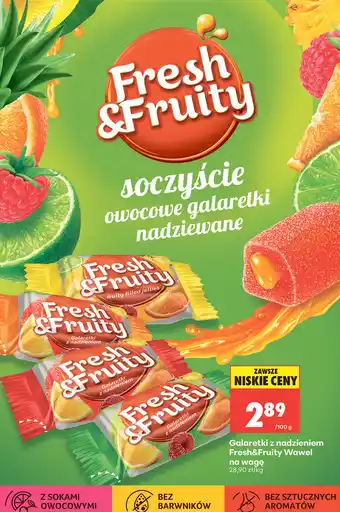 Biedronka Galaretki z nadzieniem Fresh&Fruity Wawel oferta
