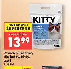Biedronka Żwirek silikonowy dla kotów Kitty oferta