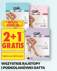 Biedronka Wszystkie rajstopy i podkolanówki Gatta oferta
