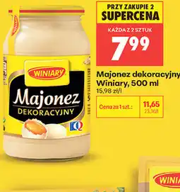Biedronka Majonez dekoracyjny Winiary oferta