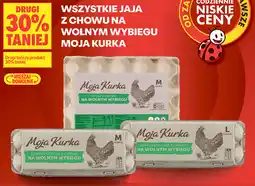 Biedronka Wszystkie jaja z chowu na wolnym wybiegu Moja Kurka oferta