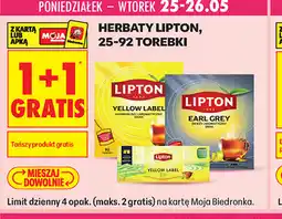 Biedronka HERBATY LIPTON, 25-92 TOREBKI oferta