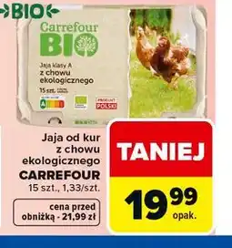 Carrefour Jaja od kur z chowu ekologicznego oferta