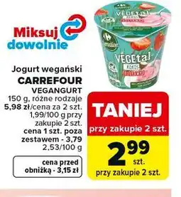 Carrefour Jogurt wegański oferta