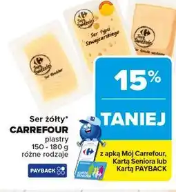 Carrefour Ser żółty CARREFOUR plastry oferta